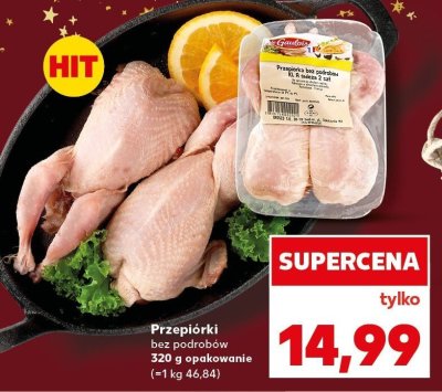 Przepiórki bez podrobów promocja w Kaufland