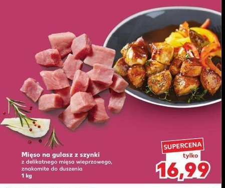 Mięso gulaszowe z szynki promocja