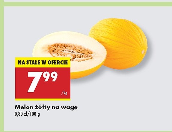 Melon żółty promocja w Biedronka