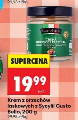 Krem z orzechów laskowych z Sycylii Gusto Bello promocja w Biedronka