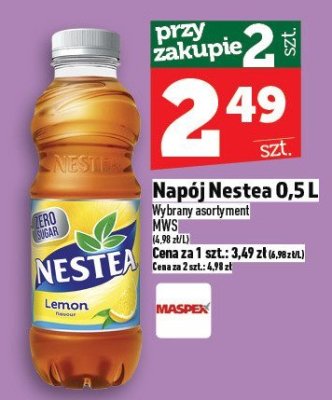 Napój Nestea 0,5 L promocja w TOPAZ