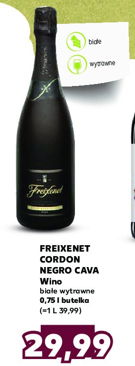 Wino FREIXNET CORDON NEGRO CAVA promocja