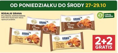 Rogalik Grana kakao, waniliowo-kakaowy promocja w Stokrotka
