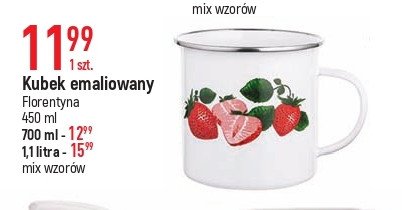 Kubek emaliowany 450 ml Florentyna promocja