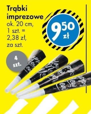 Trąbki imprezowe promocja w Tedi
