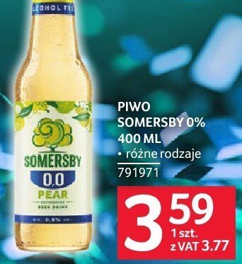 Piwo Somersby 0% promocja w Selgros