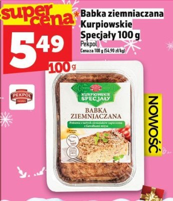 Babka ziemniaczana Kurpiowskie Specjały Pekpol promocja w TOPAZ