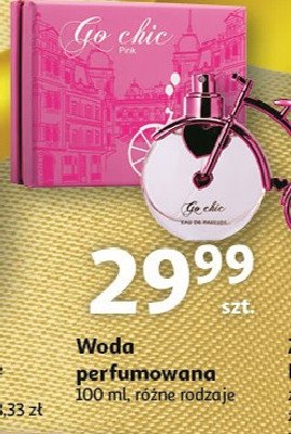 Woda perfrumowana Go chic pink promocja