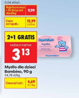 Mydło dla dzieci  promocja w Biedronka