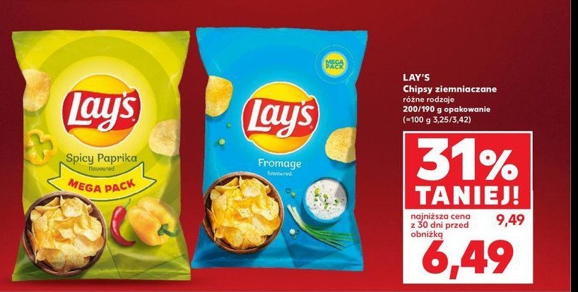 Chipsy fromage Lay's Frito lay lay's promocja