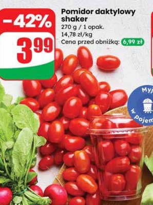 Pomidor daktylowy shaker promocja w Dino
