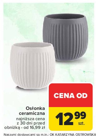 Osłonka ceramiczna promocja w Carrefour