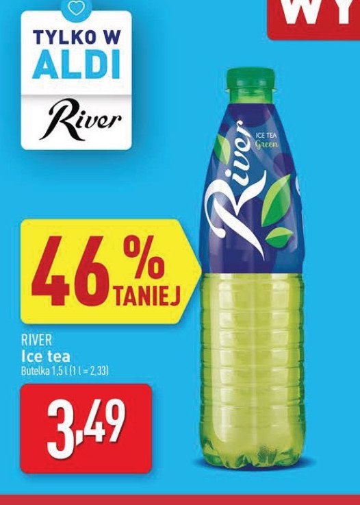 Nap贸j ice tea green River promocja