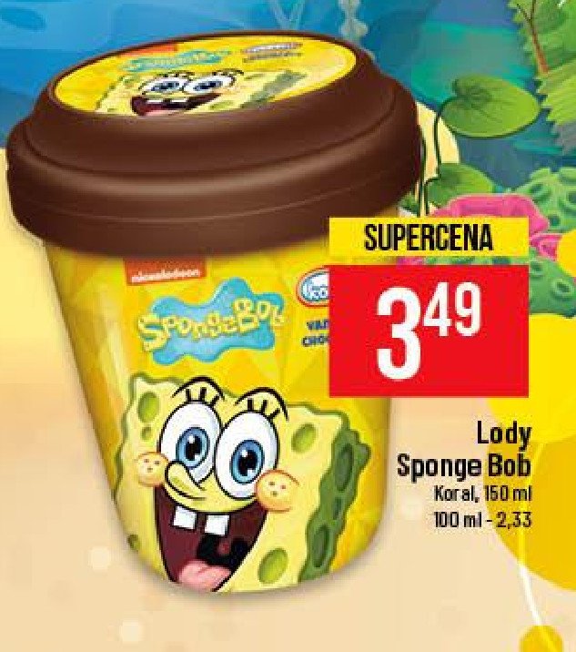 Lody Nestle sponge bob promocja