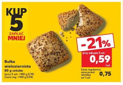 Bułka wieloziarnista promocja w Kaufland