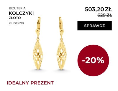 Kolczyki złoto promocja w Briju