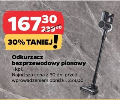 Odkurzacz bezprzewodowy pionowy promocja w Netto