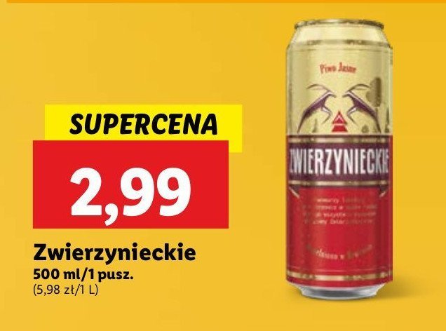 Piwo ZWIERZYNIECKIE promocja