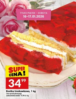 Kostka truskawkowa, 1 kg promocja w Twój Market