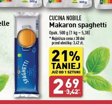 Makaron spaghetti Cucina nobile promocja