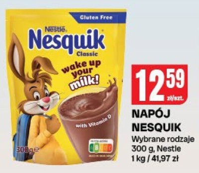 Napój Nesquik wybrane rodzaje promocja w Chorten