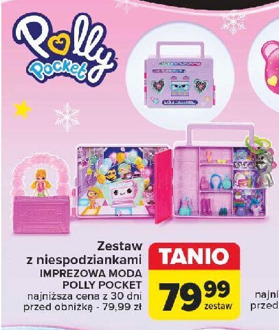 Polly pocket imprezowa moda Mattel promocja w Carrefour