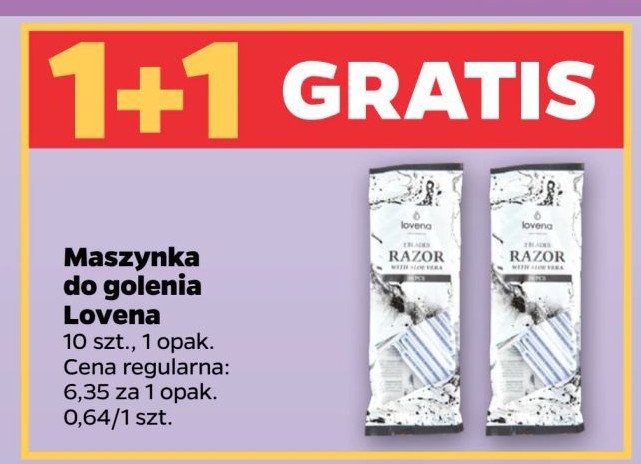 Maszynki do golenia Lovena promocja