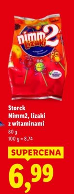 Lizaki Storck Nimm2 z witaminami promocja w Lidl