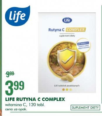 Rutyna c complex Life (super-pharm) promocja