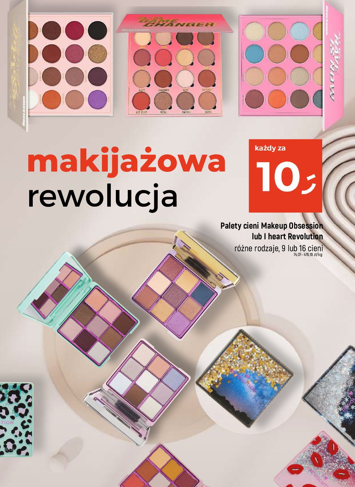 Paleta cieni game changer I heart revolution promocja