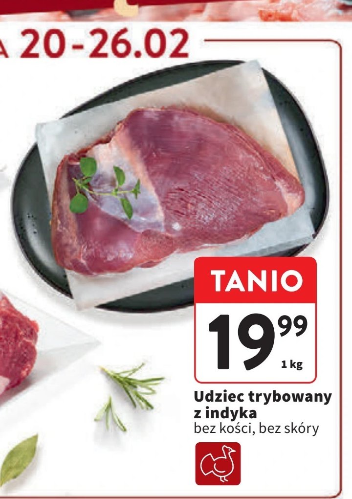 Udziec z indyka trybowany promocja w Intermarche