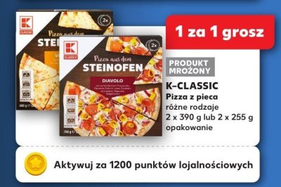 Pizza z pieca, różne rodzaje promocja w Kaufland
