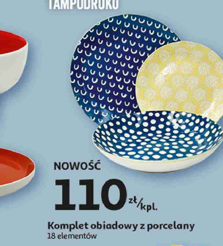 Komplet obiadowy z porcelany promocja