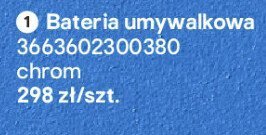 Bateria umywalkowa GoodHome Cavally chrom 3663602300380 promocja w Castorama