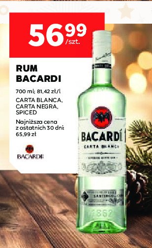 Rum Bacardi spiced promocja