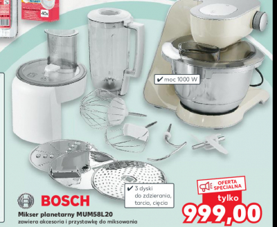 Robot kuchenny mum 58l20 Bosch promocja