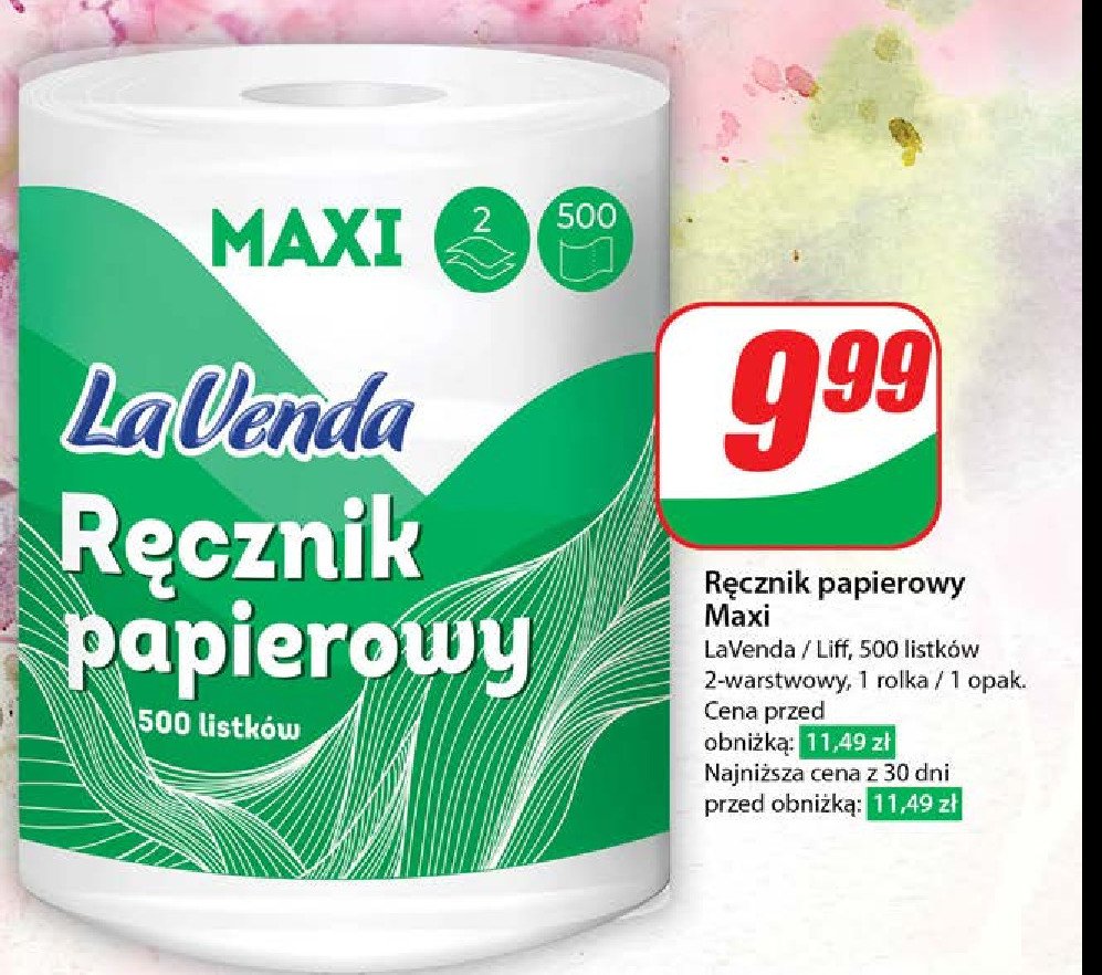 Ręcznik papierowy maxi Lavenda promocja