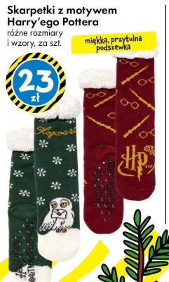 Skarpetki z motywem Harry'ego Pottera promocja w Tedi