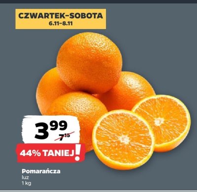 Pomarańcza luz promocja w Netto