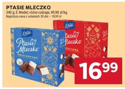 Ptasie mleczko E. Wedel promocja w Stokrotka