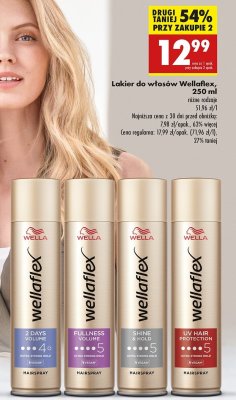 Lakier do w艂os贸w uv hair Wellaflex promocja