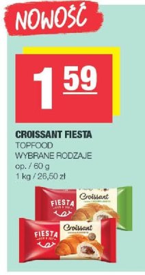 Croissant Fiesta Topfood wybrane rodzaje promocja w SPAR