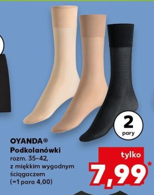 Podkolanówki z miękkim wygodnym ściągaczem 2 szt. promocja w Kaufland