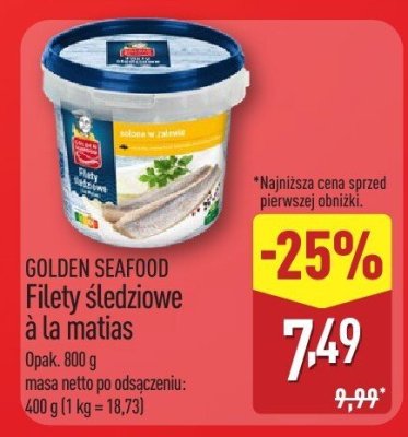  Filety śledziowe a la matias promocja w Aldi