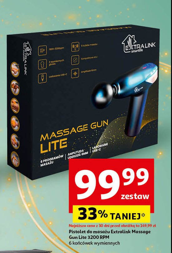 Pistolet do masażu Extralink promocja