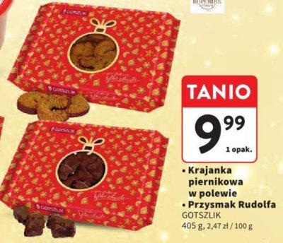 Krajanka piernikowa posypka, Przysmak Rudolfa GOTSZLIK promocja w Intermarche