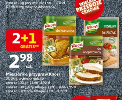 Przyprawa do wieprzowiny Knorr przyprawa promocja