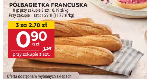 Półbagietka francuska promocja