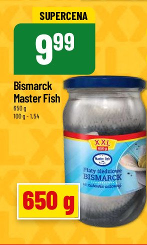 Płaty śledziowe bismarck Master fish promocja