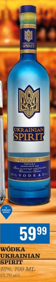 W贸dka Ukrainian spirit promocja